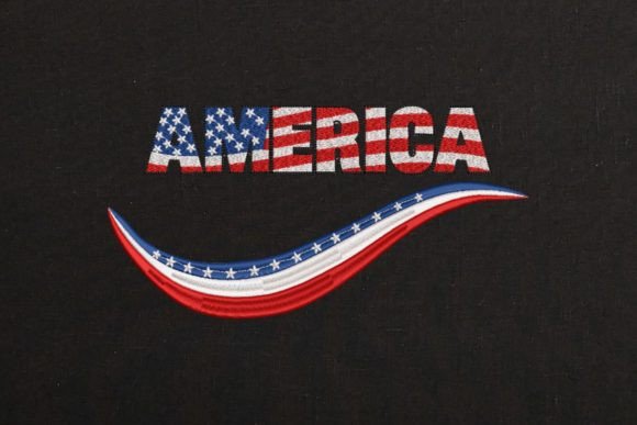 American Flag 4th of July Embroidery Review