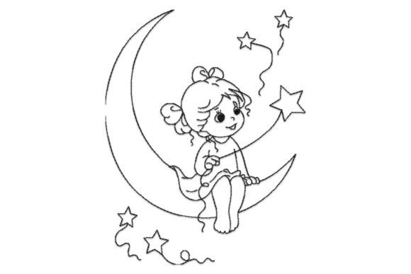 Angel on Moon Embroidery Review