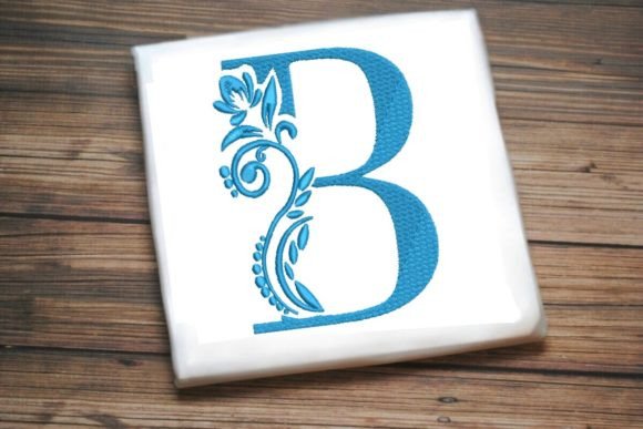 B Letter Elegant Illustrated Alphabet Decoration Review