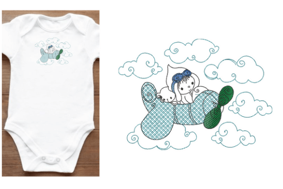 Baby Sunbonnet Embroidery Design Review