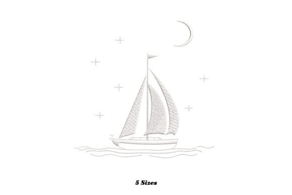 Beautiful Sailing Boat Embroidery Review