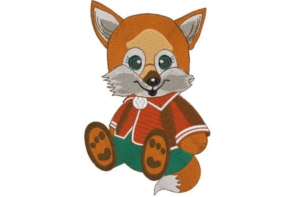 Cute Boy Baby Fox Embroidery Design Review