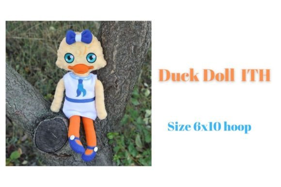 Duck Doll ITH Pattern 6x10 Review