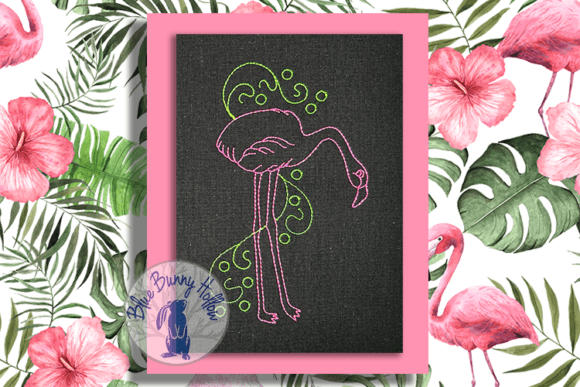 Fiona Flamingo Embroidery Review