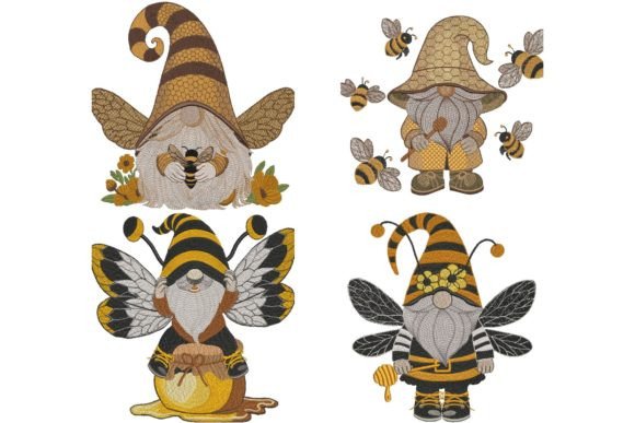 Honey Bee Gnome Embroidery Set Review