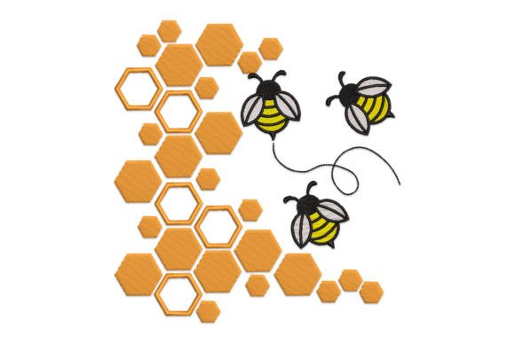 Honeycomb Bees Embroidery Review