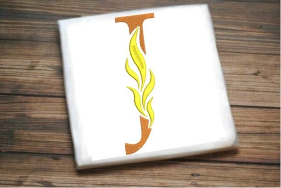 J Letter Beautiful Fire Alphabet Review