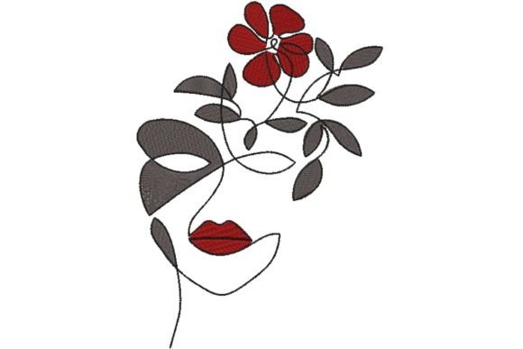 Minimalist Line Art Woman Face 2 Review