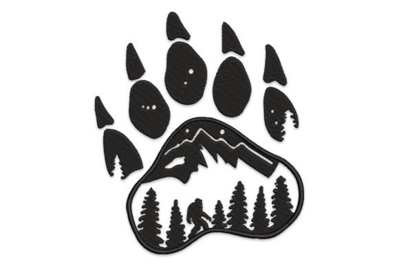 Mountains Bear Paw Print Embroidery Review