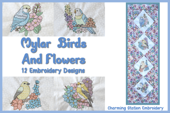 Mylar Birds and Flowers Embroidery Review