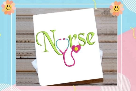 Nurse with Stethoscope Embroidery Design Review