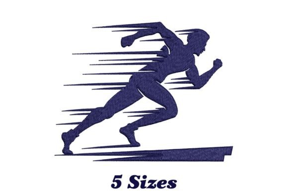 Runner Silhouette Embroidery Design Review