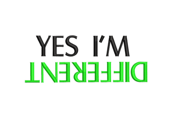 Yes I m Different Embroidery Review